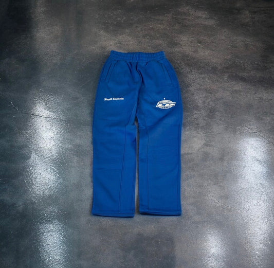 LOSTDEVINE royal blue sweatpants
