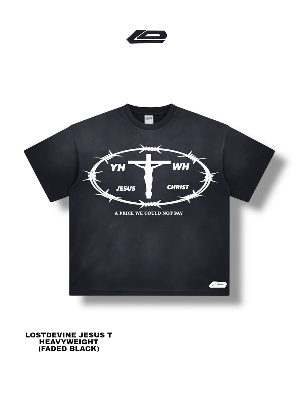 LOSTDEVINE jesus christ t shirt