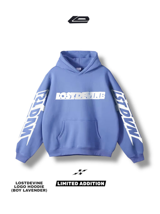 LOSTDEVINE blu lavender hoodie