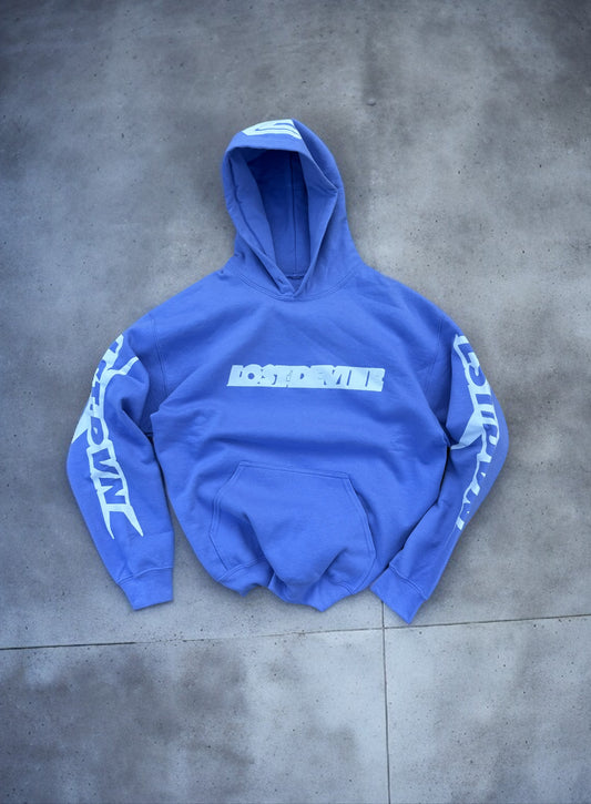 LOSTDEVINE blu lavender hoodie
