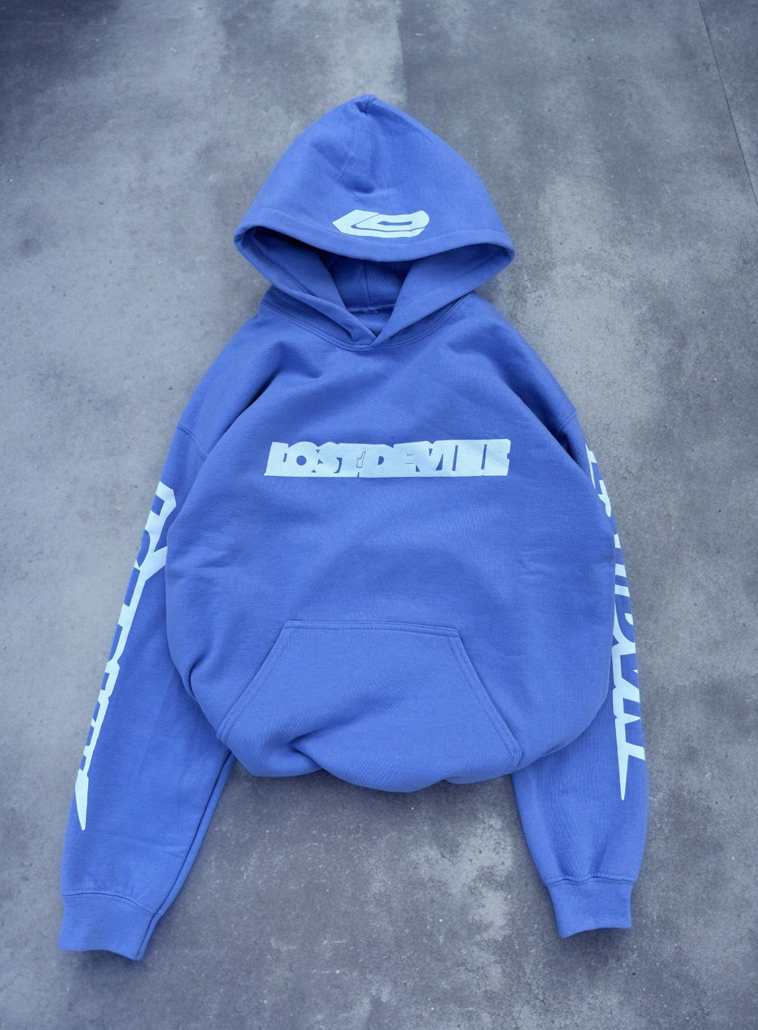 LOSTDEVINE blu lavender hoodie